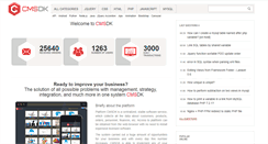 Desktop Screenshot of cmsdk.com